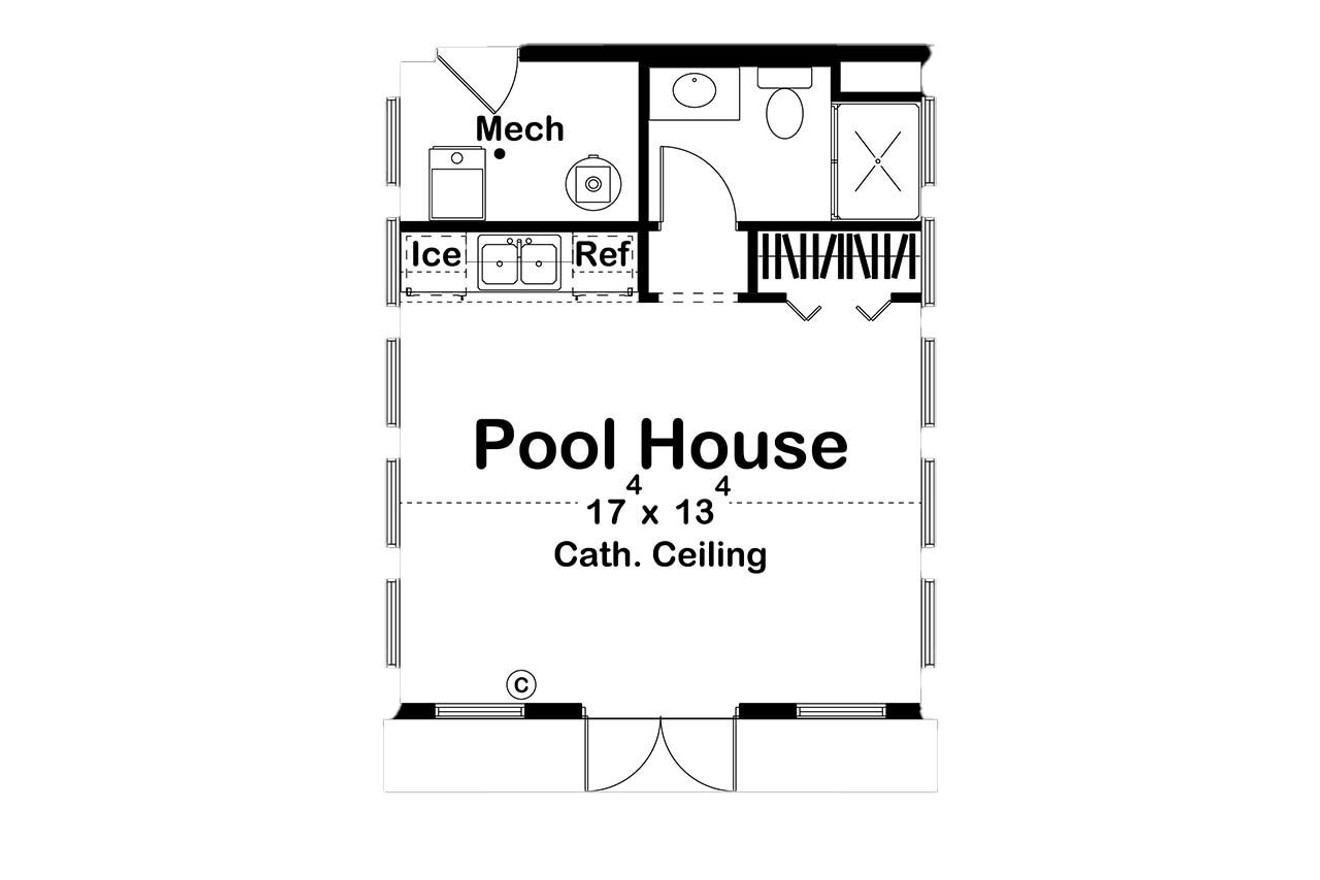 Cottage House Plan - Sunshine Cottage 92779 - 1st Floor Plan