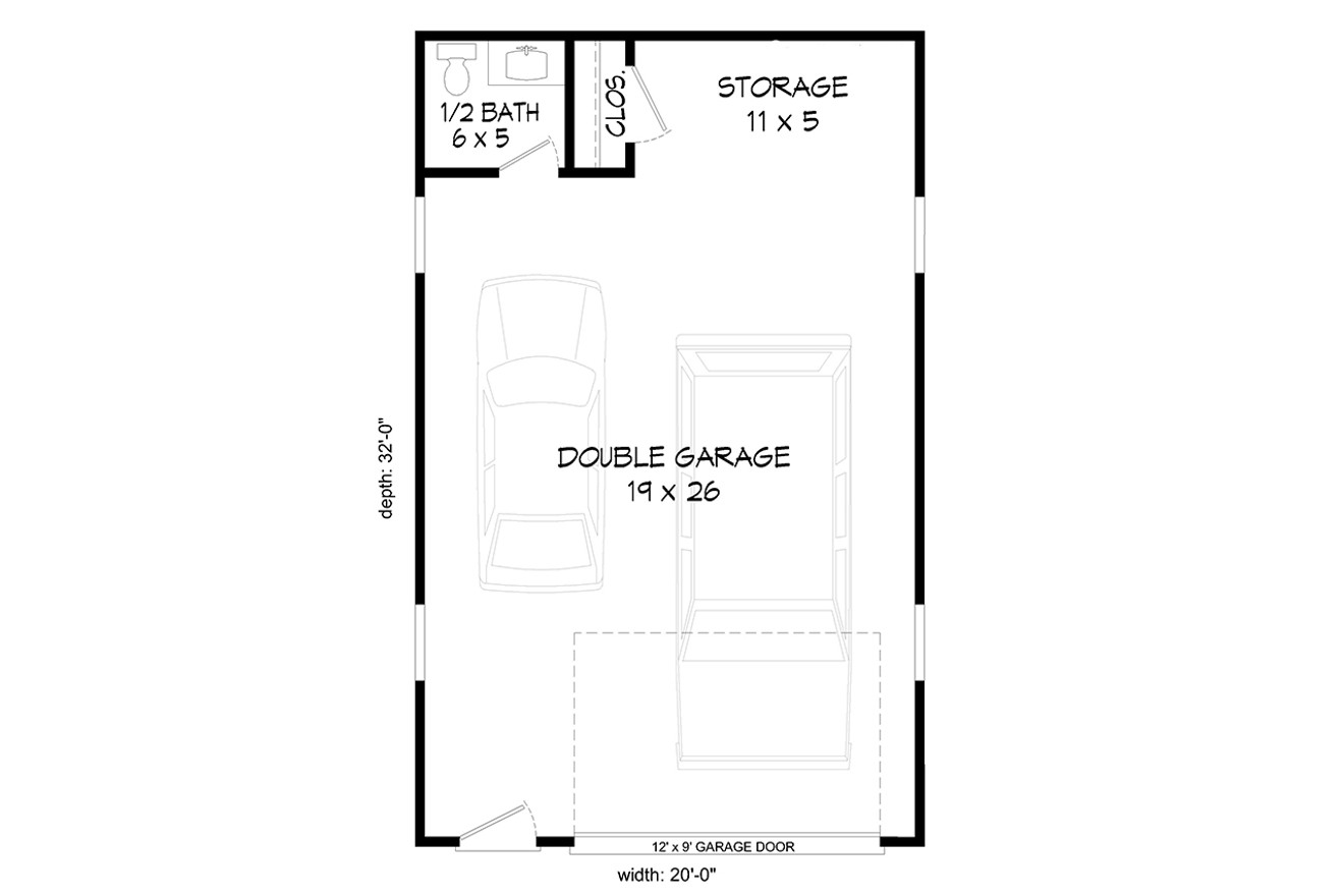 Traditional House Plan - Evergreen 29921 - 1st Floor Plan