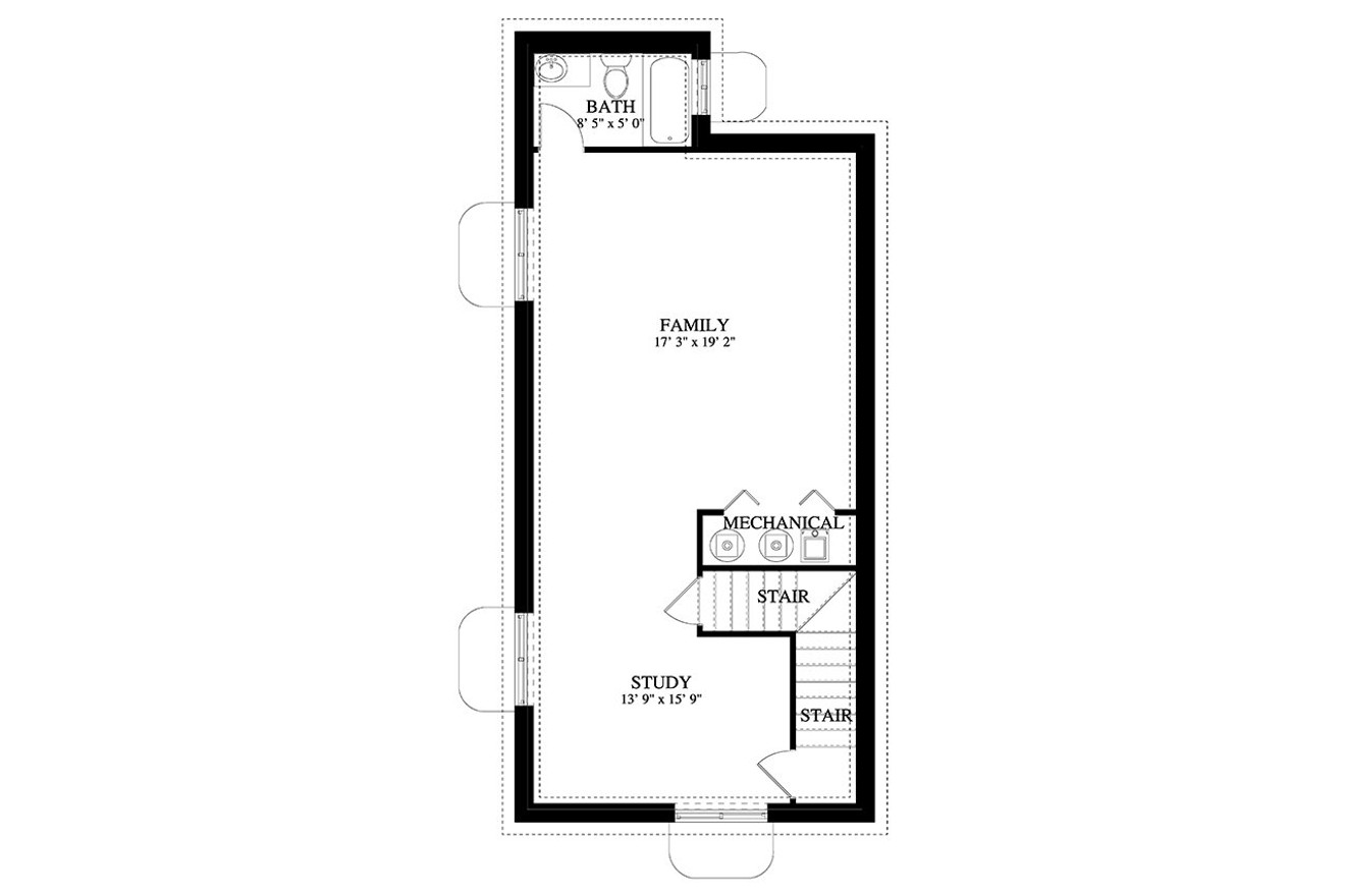 Modern House Plan - Scribner 63937 - Basement Floor Plan