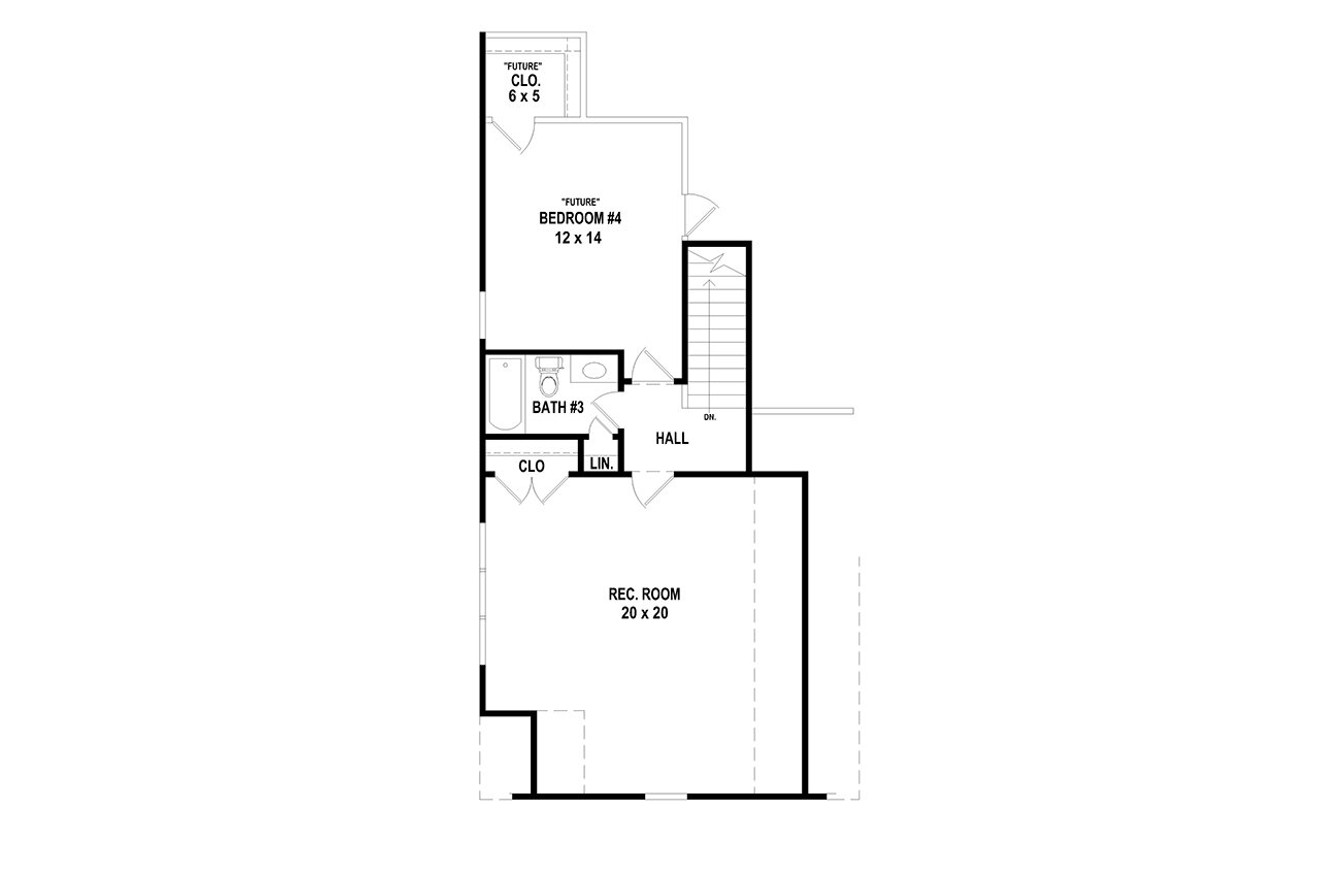 Secondary Image - Craftsman House Plan - 13956 - 2nd Floor Plan