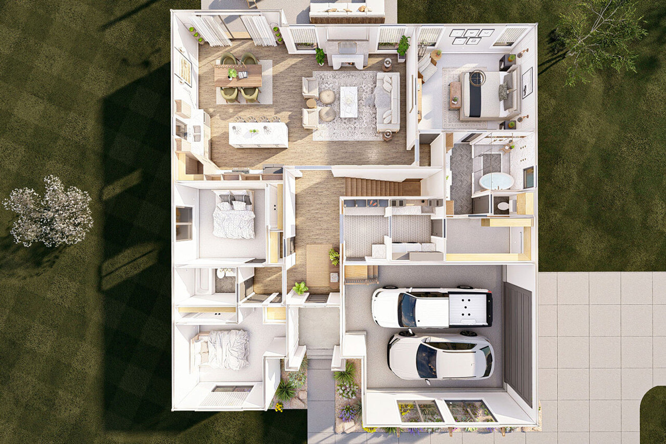 Aerial View 1st Floor Plan  - Other Floor Plan