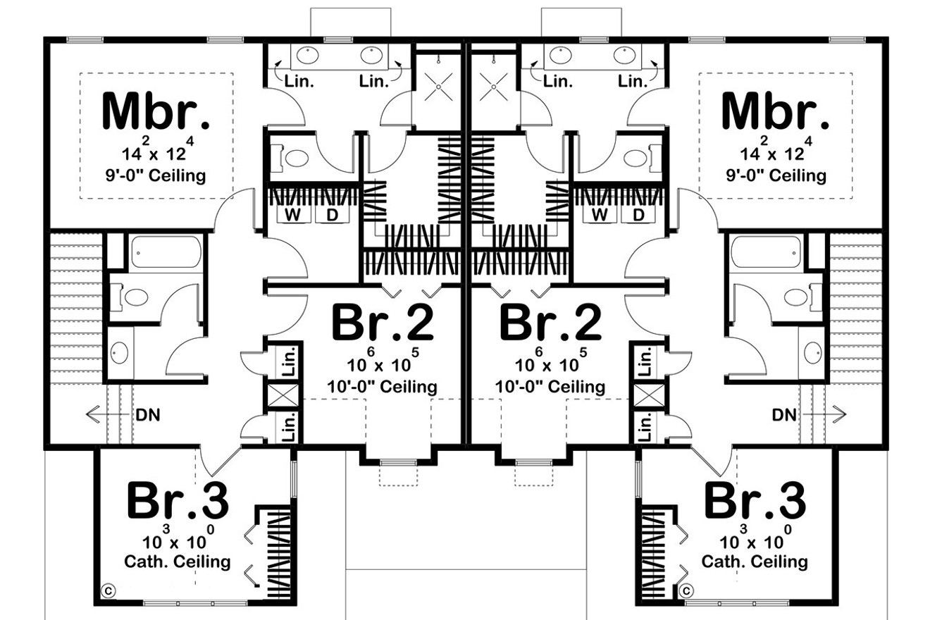 Farmhouse House Plan - Wilshire 40343 - 2nd Floor Plan