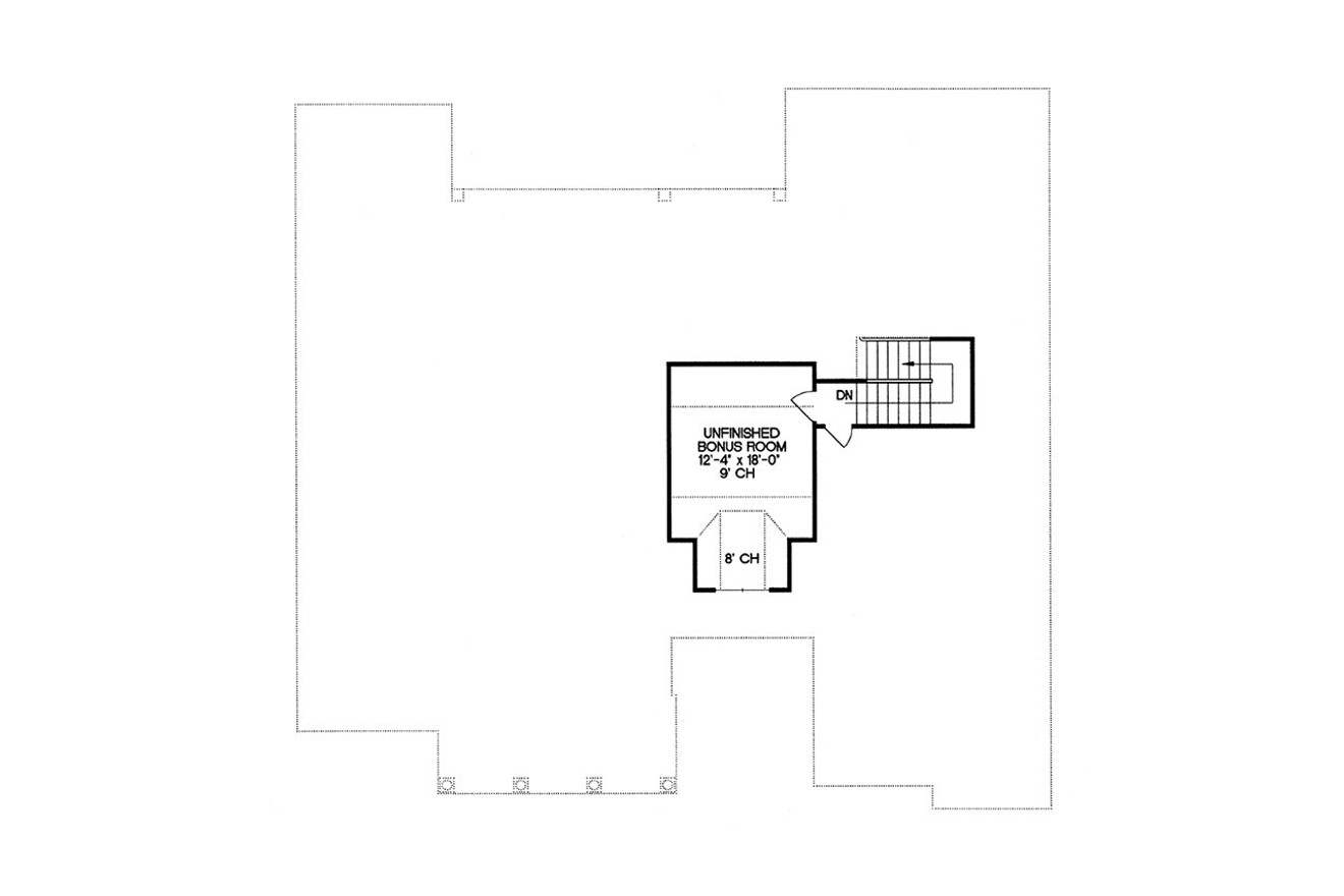 Farmhouse House Plan - Crescent Court 86073 - 2nd Floor Plan