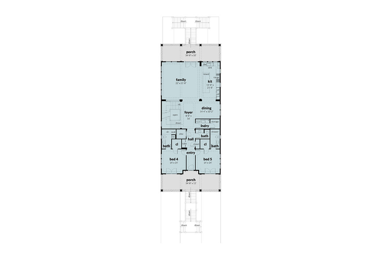 Shingle-Style House Plan - Francis 12287 - 2nd Floor Plan