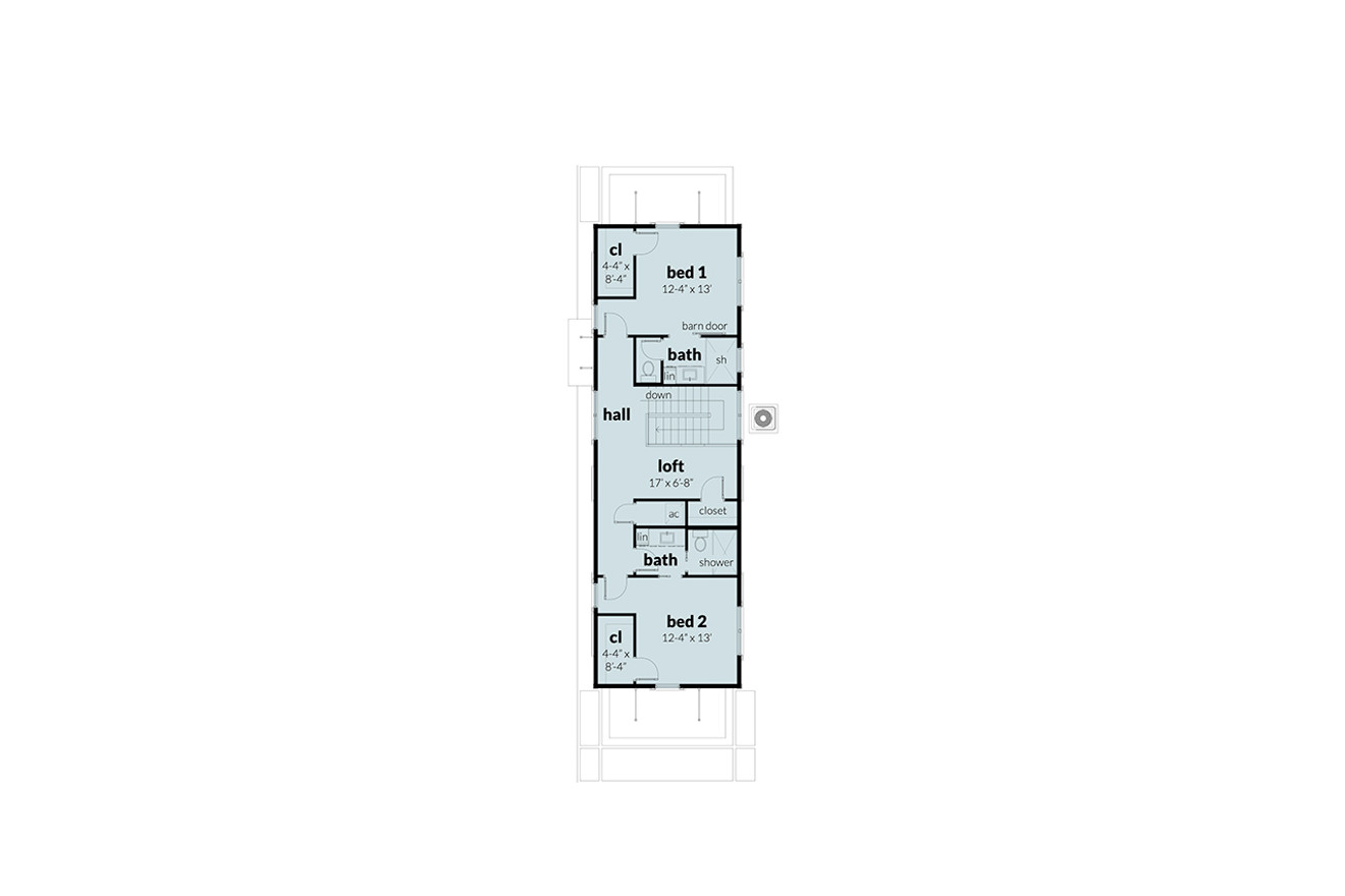 Farmhouse House Plan - Kingfisher 48088 - 2nd Floor Plan