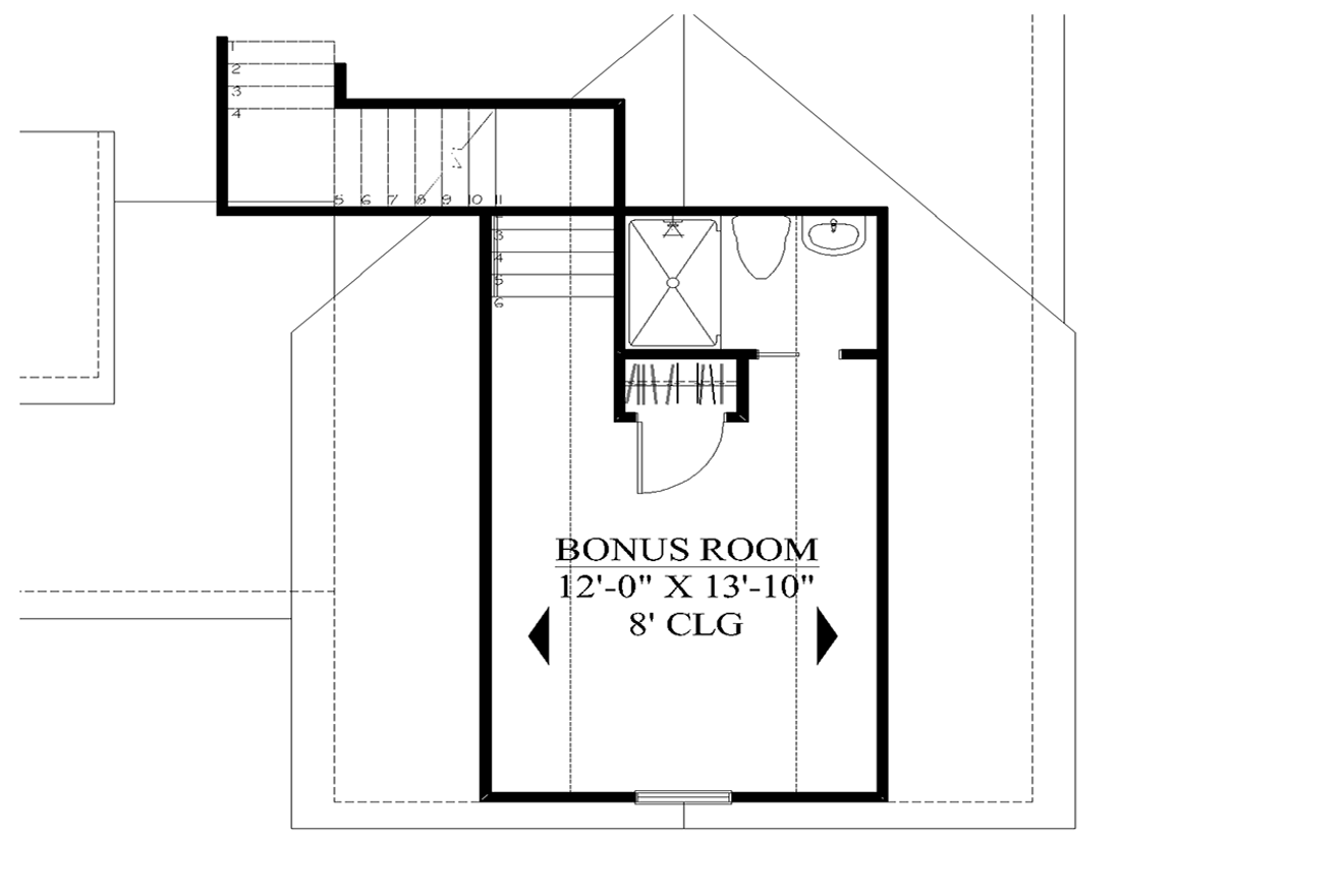 Farmhouse House Plan - 41311 - 2nd Floor Plan