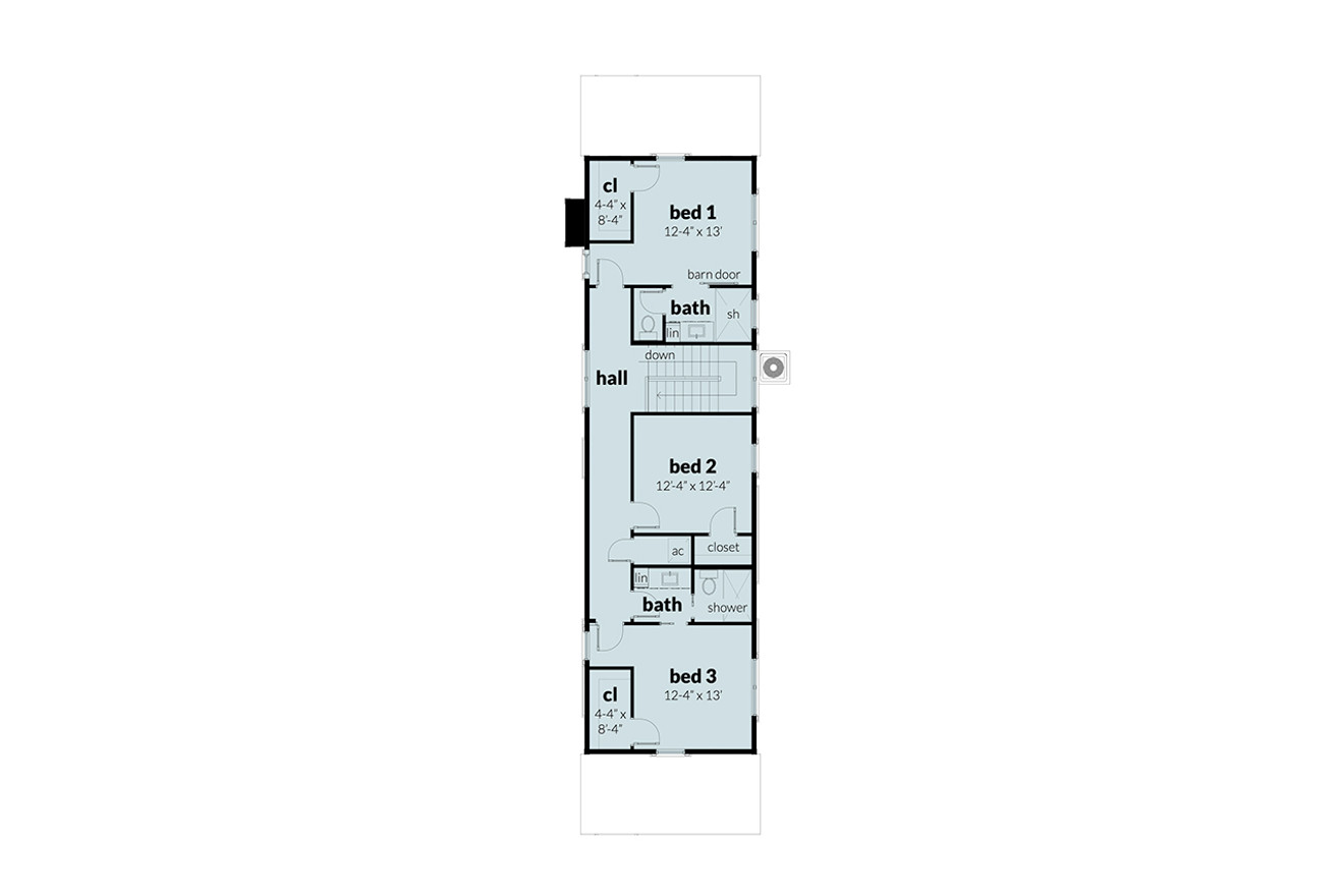 Traditional House Plan - Buntline  14881 - 2nd Floor Plan