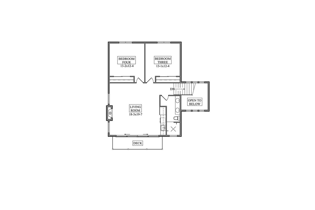 Craftsman House Plan - Kodiak Valley  84626 - 2nd Floor Plan