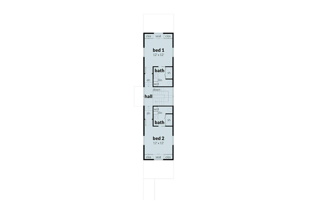 Modern House Plan - Nashville 52445 - 2nd Floor Plan