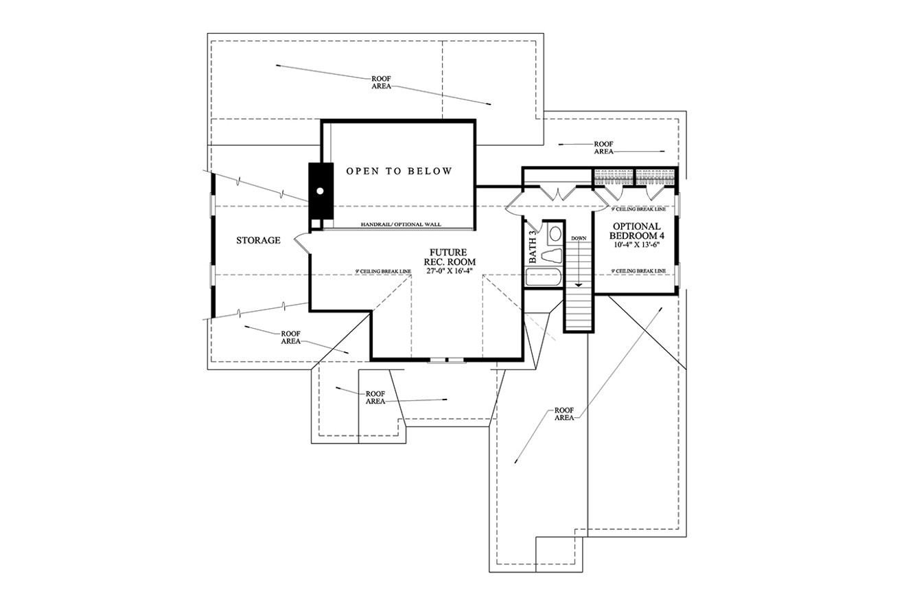 Country House Plan - Glendale 18136 - 2nd Floor Plan