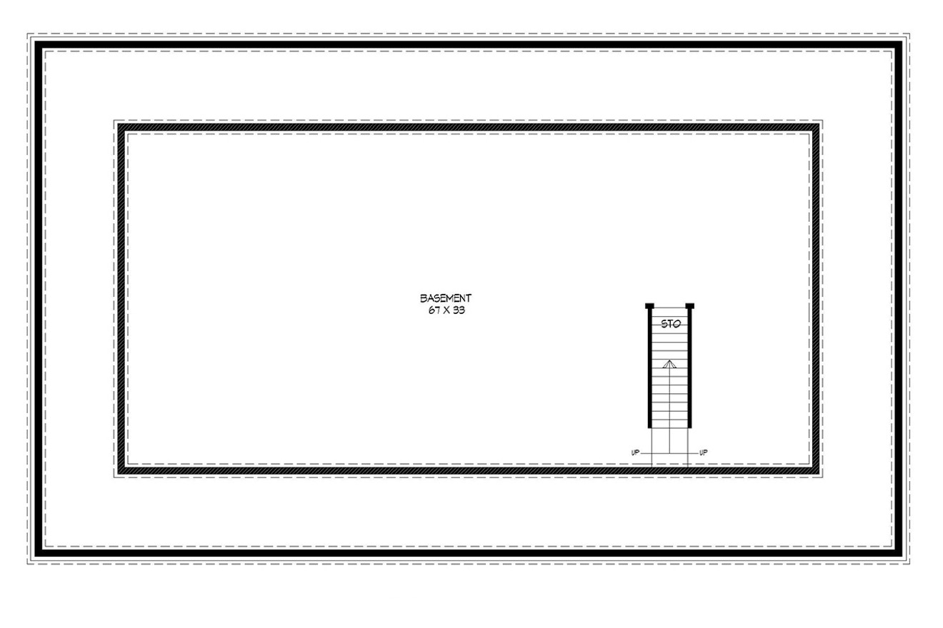 Country House Plan - Cedar Grove 81487 - Basement Floor Plan