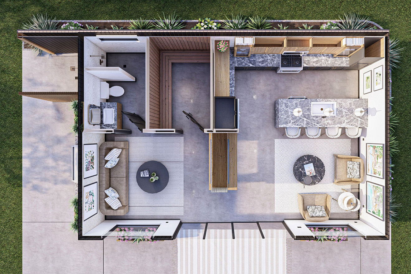 Modern House Plan - Regis Flats 96667 - Other Floor Plan