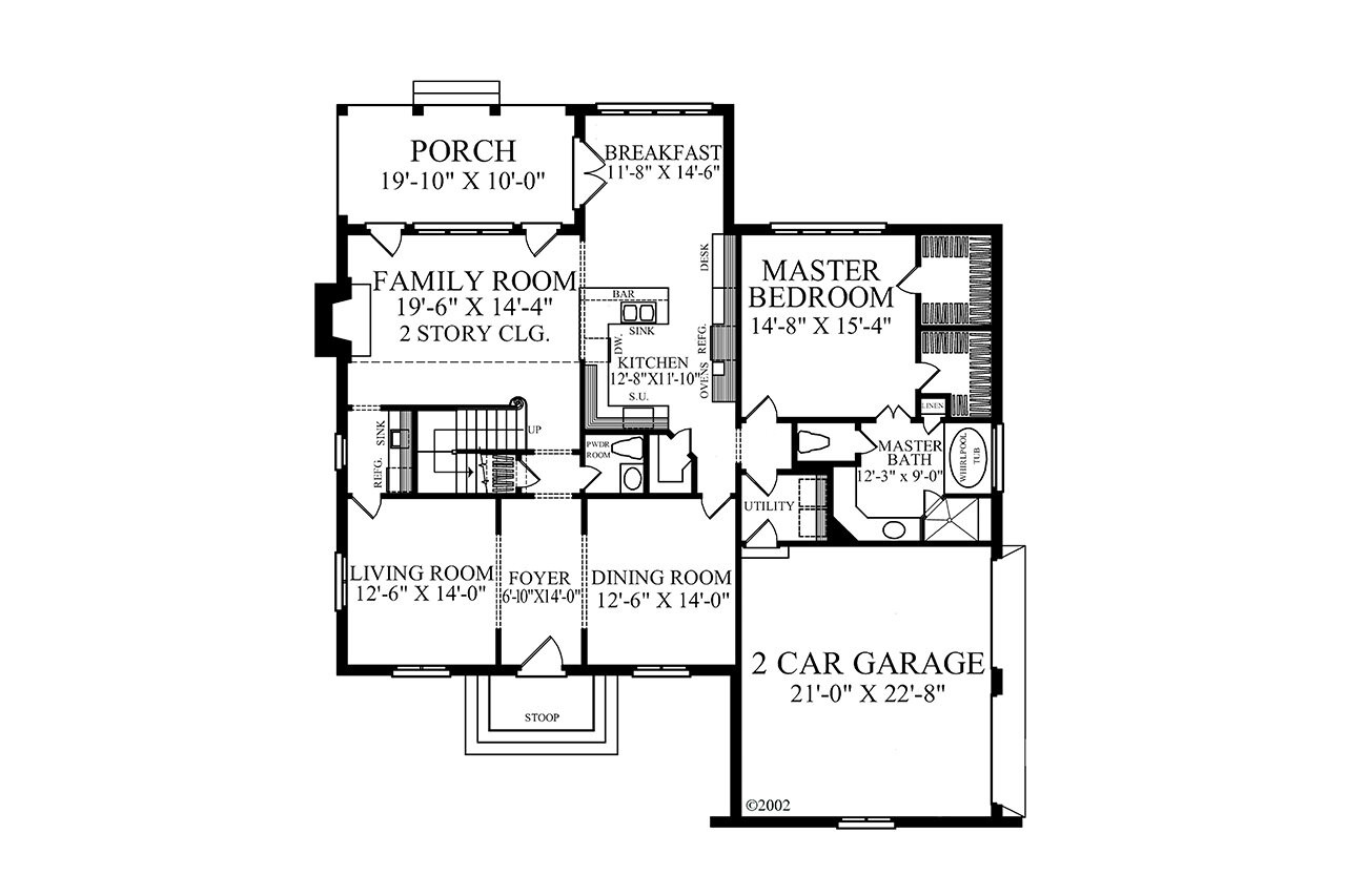 Tuscan House Plan - Avignon 87888 - 1st Floor Plan