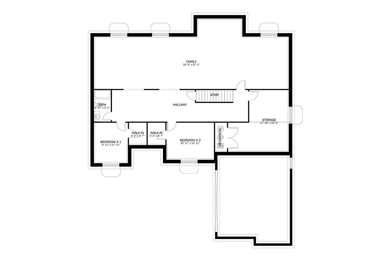 Traditional House Plan - Kramer 12740 - Optional Floor Plan