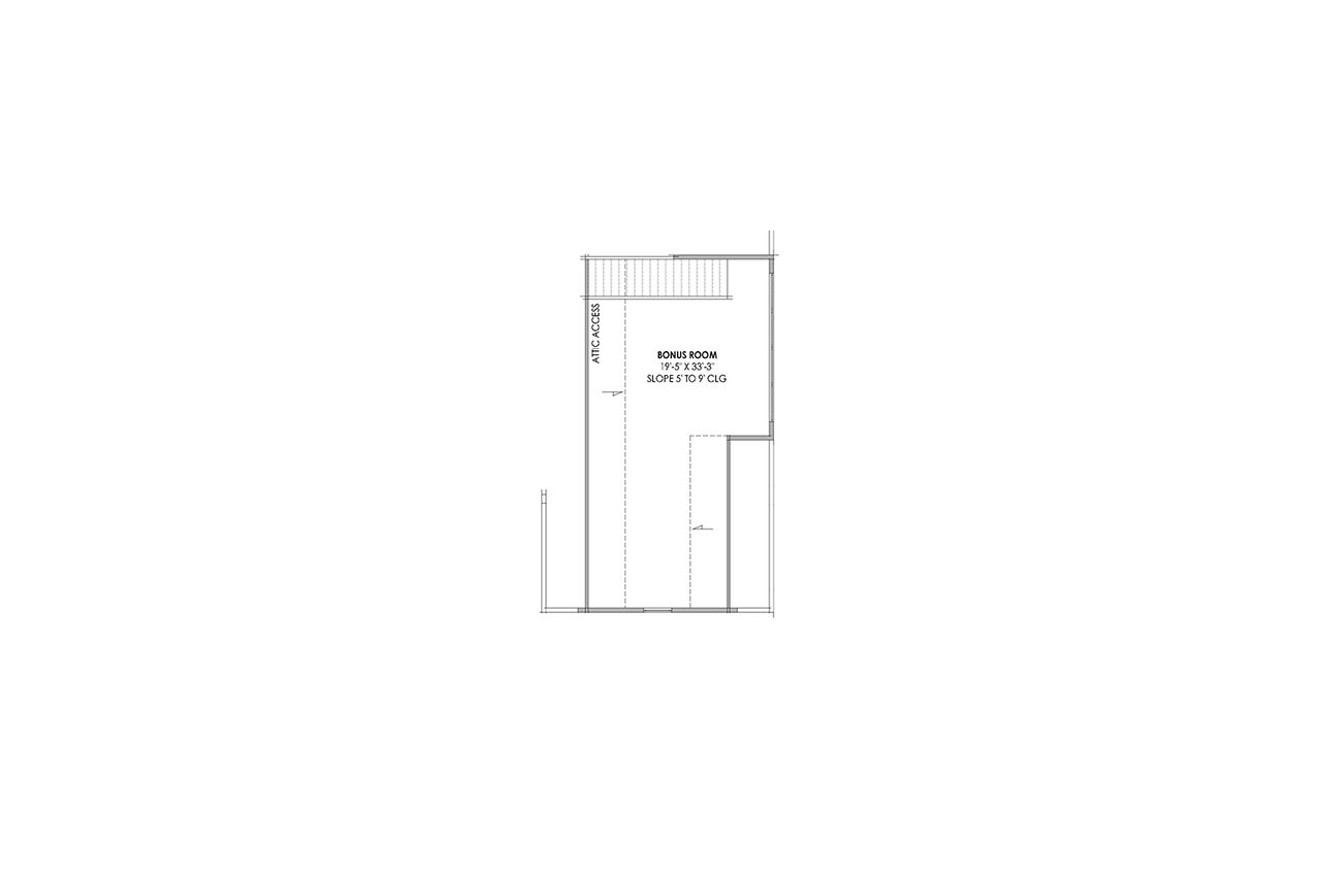 Modern House Plan - 99585 - 2nd Floor Plan