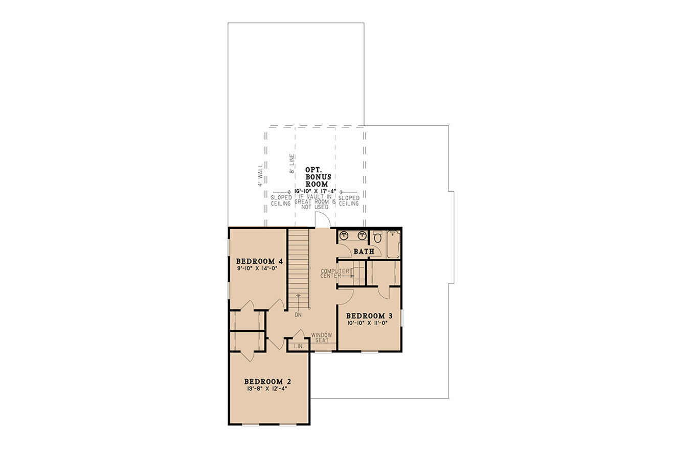 Secondary Image - Farmhouse House Plan - Mill Creek Farms 92890 - 2nd Floor Plan