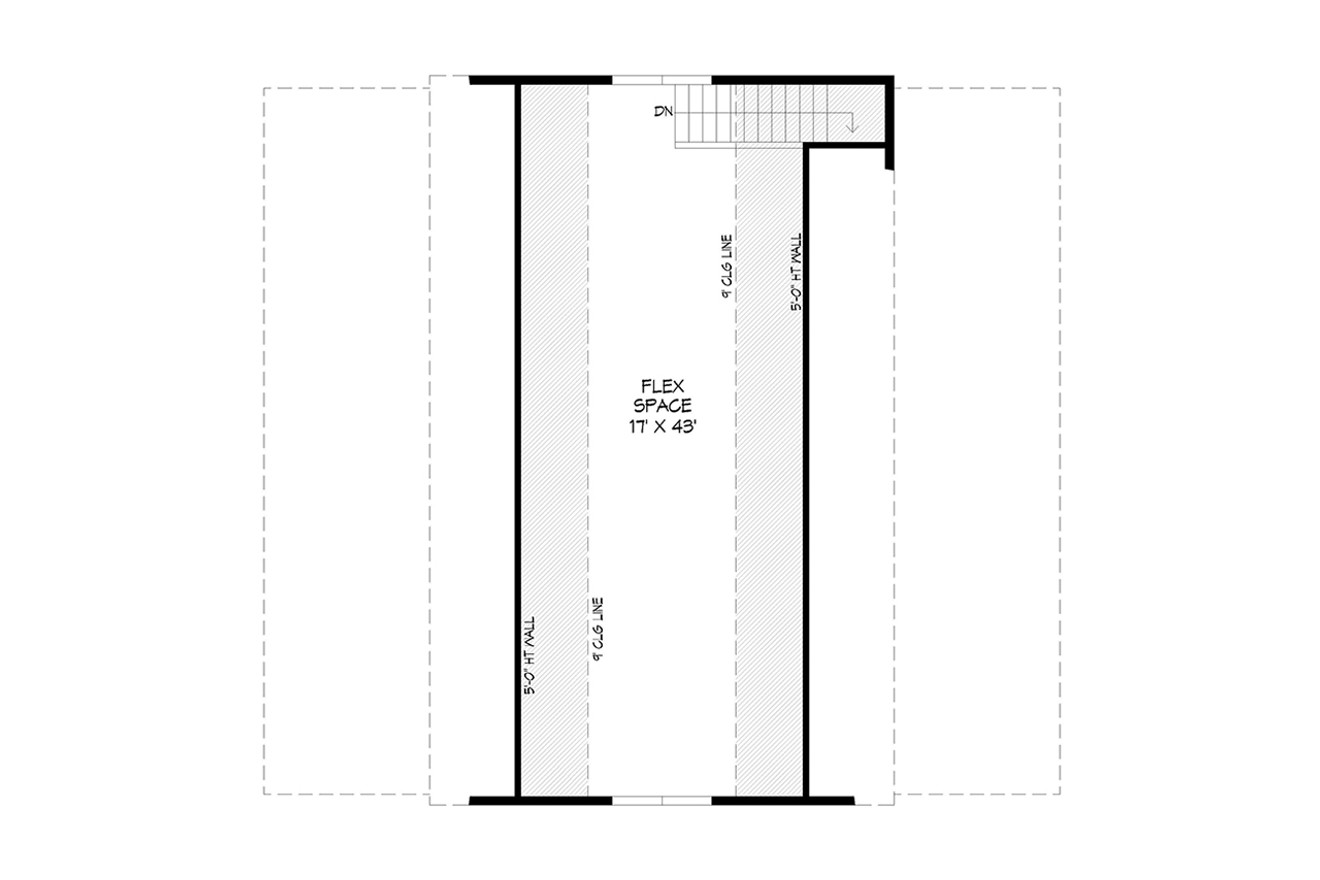 Secondary Image - Lodge Style House Plan - Deer Haven Garage 2 93915 - 2nd Floor Plan