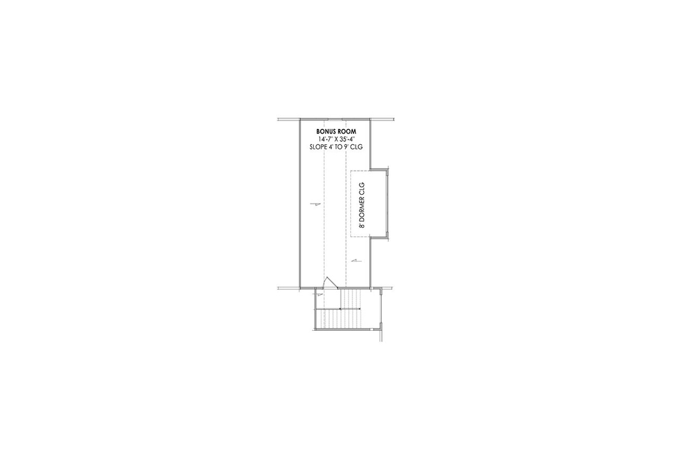 Modern House Plan - 51967 - Optional Floor Plan
