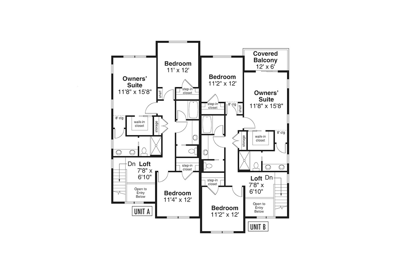 Contemporary House Plan - Haviland 66513 - 2nd Floor Plan