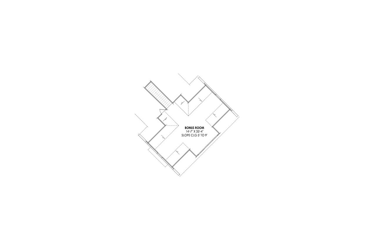 European House Plan - 19312 - Optional Floor Plan