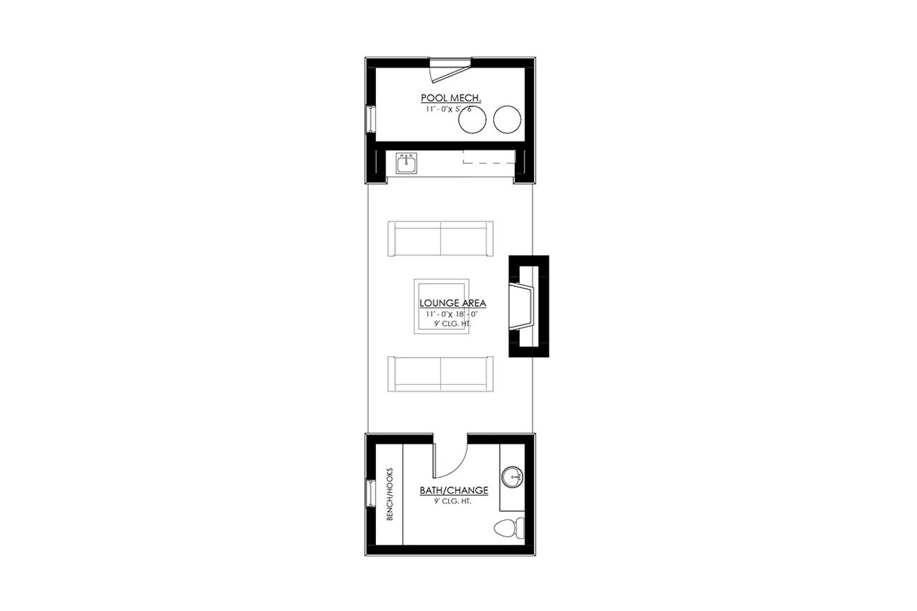 Prairie House Plan - Cardero 96187 - 1st Floor Plan