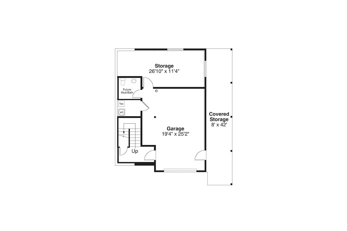 Cottage House Plan - Pinebrook 14979 - Basement Floor Plan