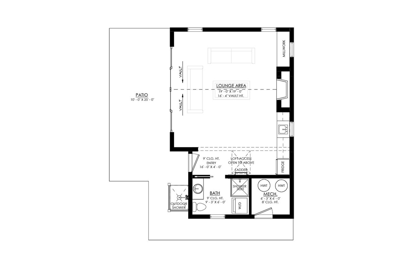 Farmhouse House Plan - Cordova 73318 - 1st Floor Plan