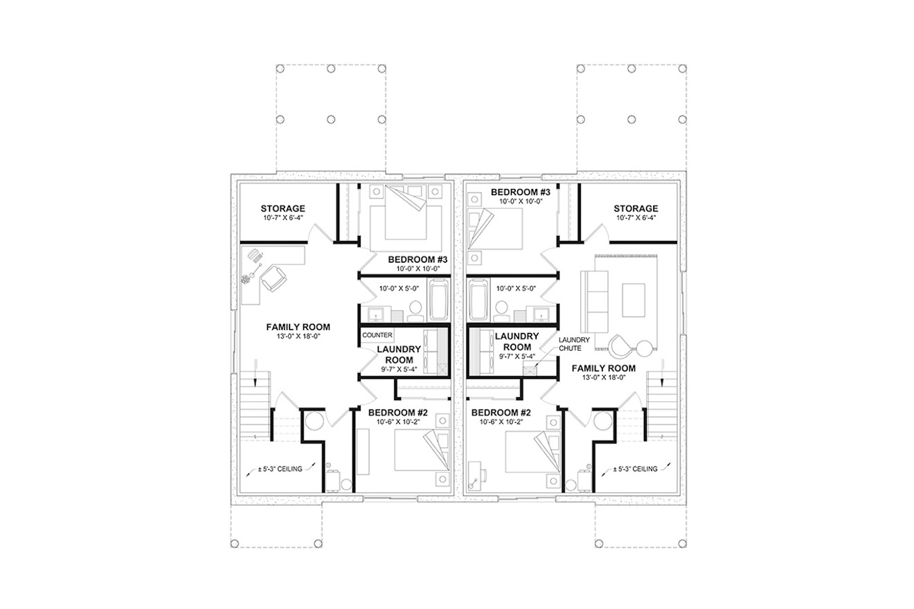 Modern House Plan - Albert 96059 - Basement Floor Plan