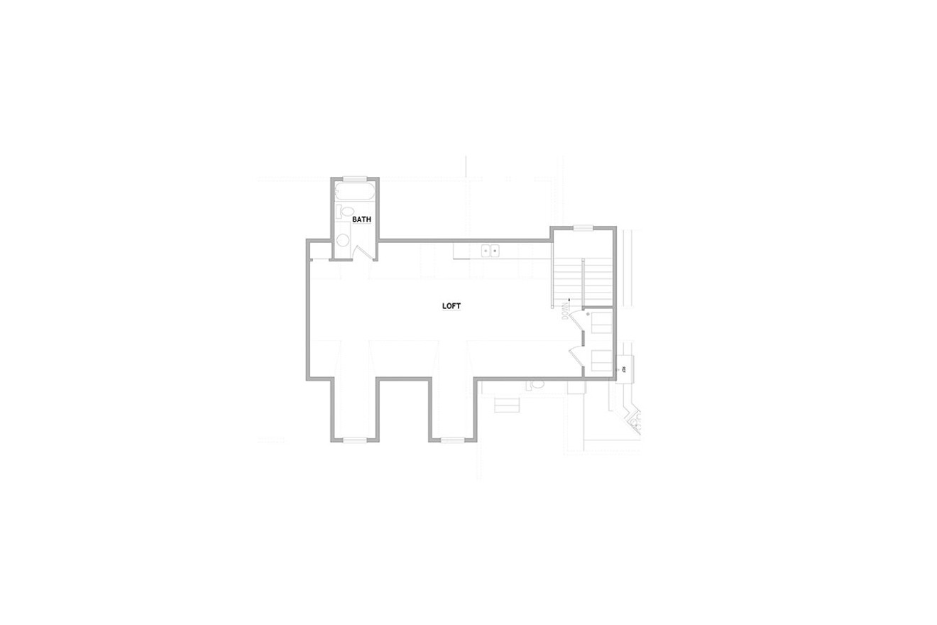 Mountain Rustic House Plan - Chatwin Midway 52856 - 2nd Floor Plan