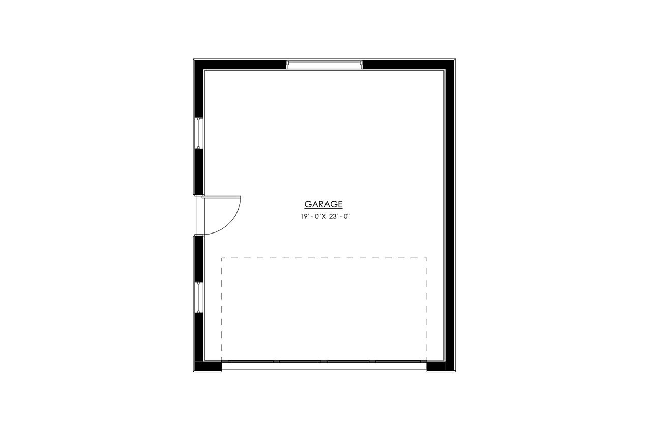 Modern House Plan - Foothill 12632 - 1st Floor Plan