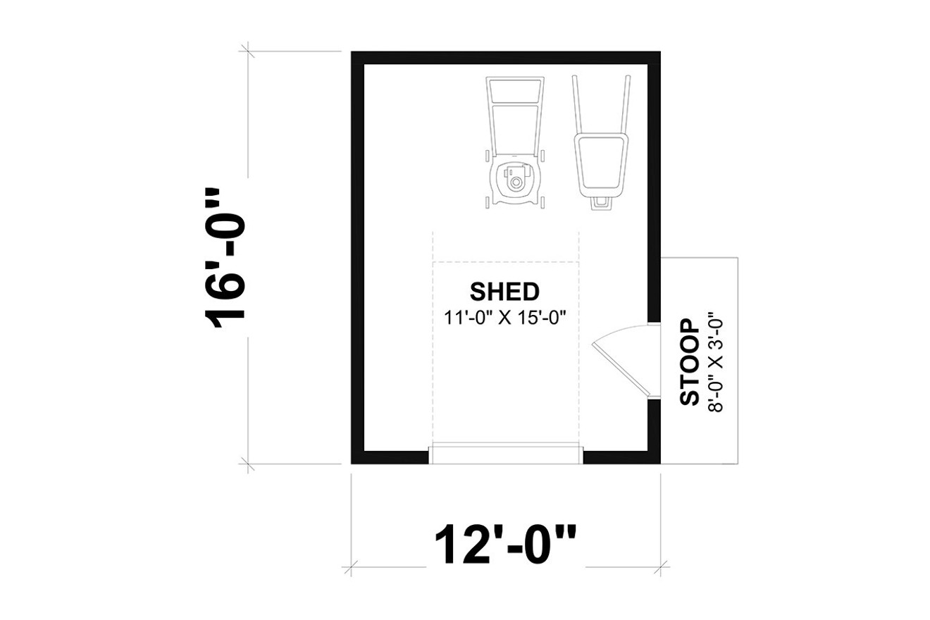 Modern House Plan - Kia 86765 - 1st Floor Plan