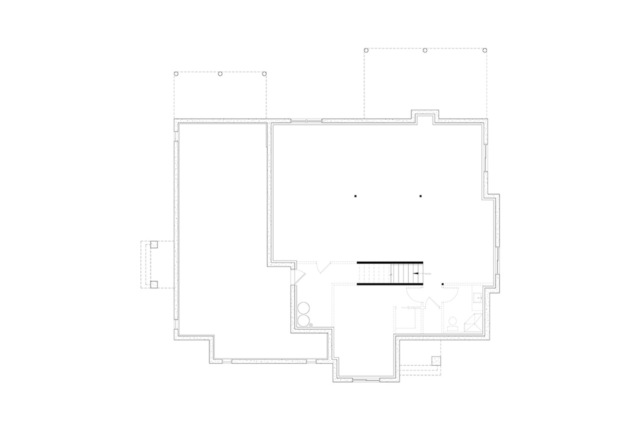 Modern House Plan - Angeline 2 80972 - Basement Floor Plan