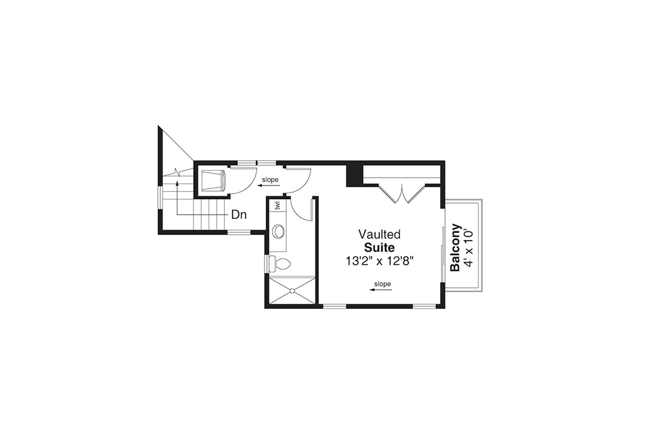 Contemporary House Plan - Shady Glen 32092 - 2nd Floor Plan