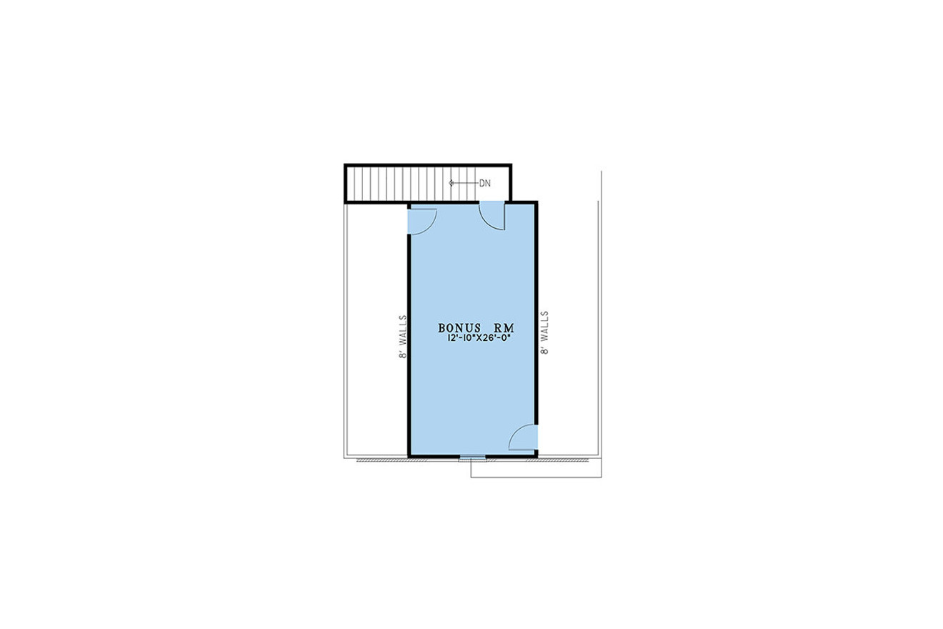Ranch House Plan - Wisteria Place 56941 - 2nd Floor Plan