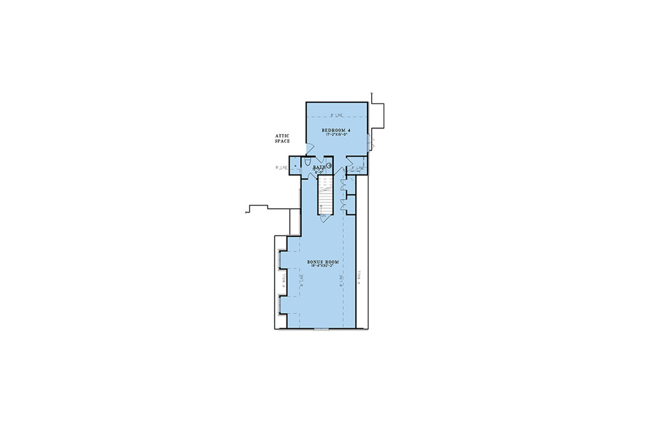 European House Plan - The Aberdeen 78581 - 2nd Floor Plan