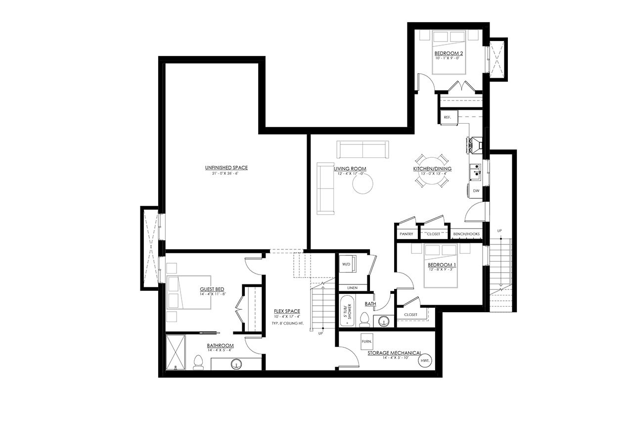 Colonial House Plan - Raleigh 41203 - Optional Floor Plan