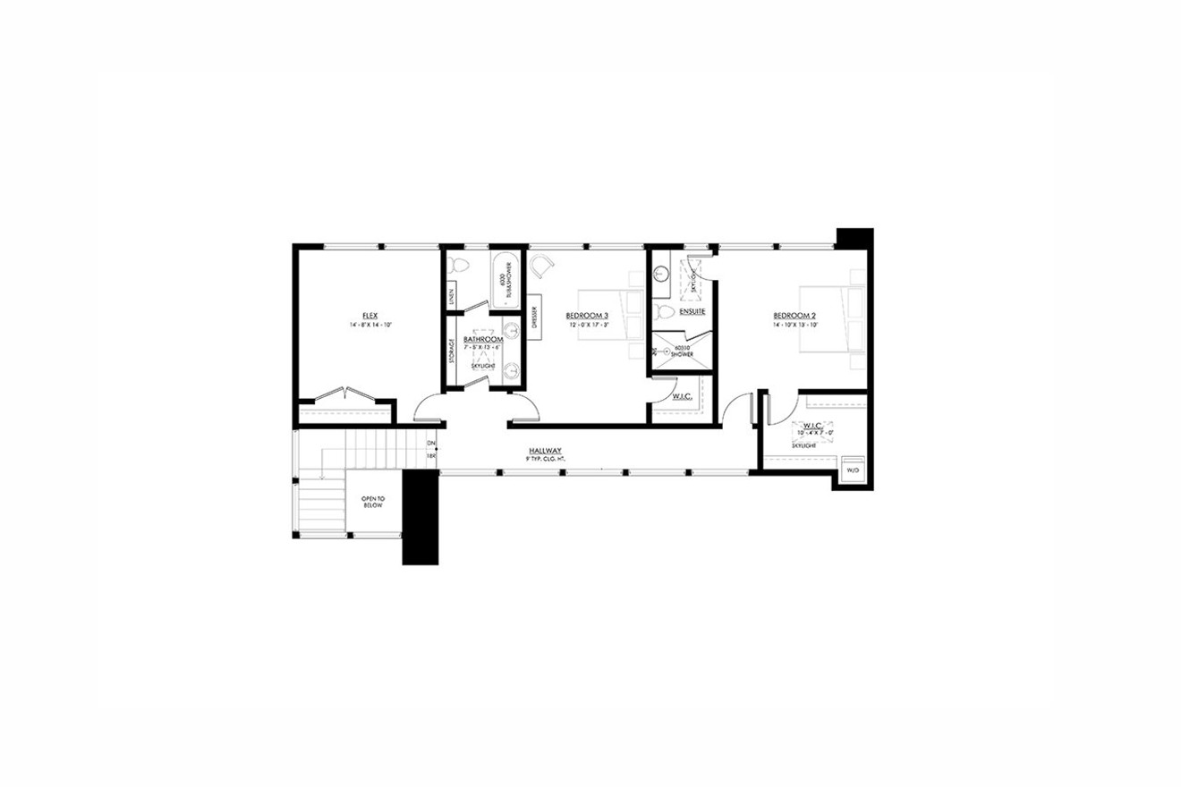 Contemporary House Plan - Long Beach 30647 - 2nd Floor Plan