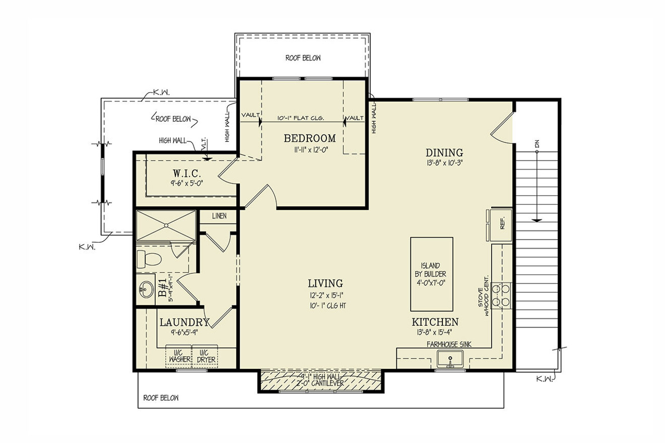 Farmhouse House Plan - Hazel Garage 90605 - 2nd Floor Plan