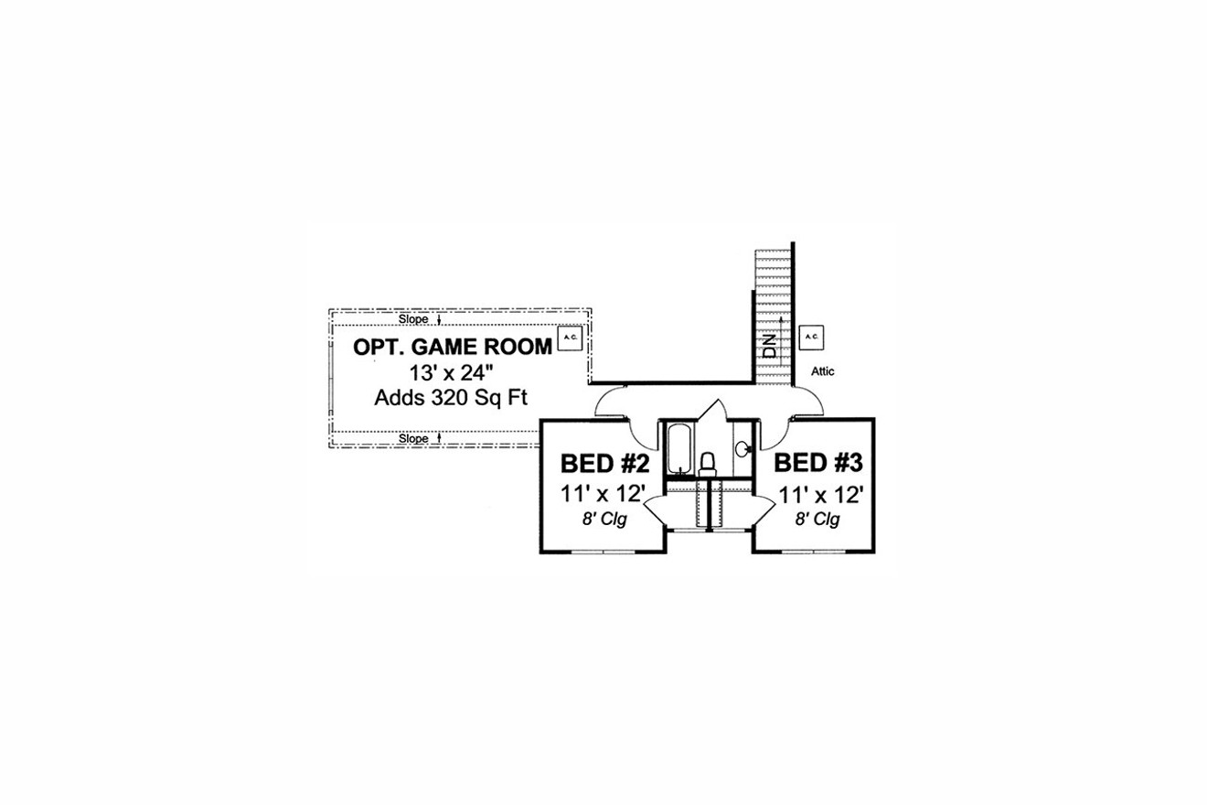 Secondary Image - Farmhouse House Plan - Winnett 10549 - 2nd Floor Plan