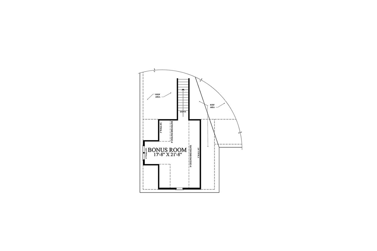 Southern House Plan - Cherry Grove 67933 - 2nd Floor Plan