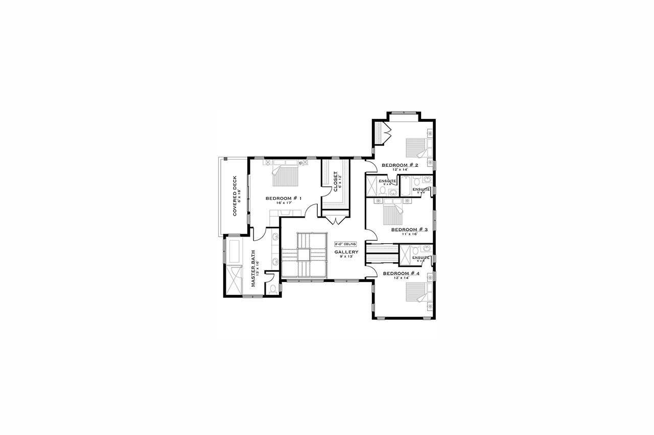 Farmhouse House Plan - Harvest Haven 97937 - 2nd Floor Plan