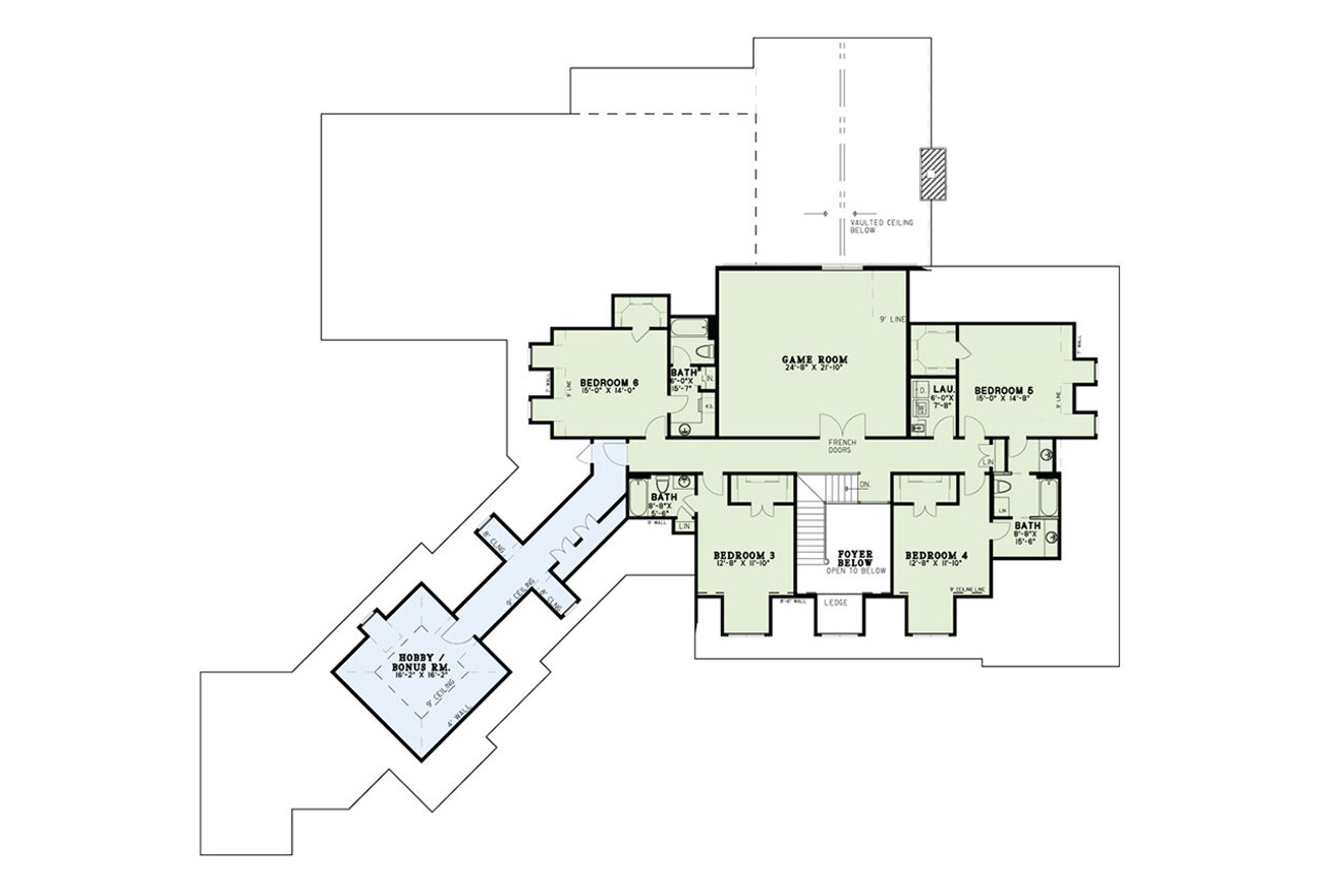Secondary Image - European House Plan - Odysseas 30929 - 2nd Floor Plan