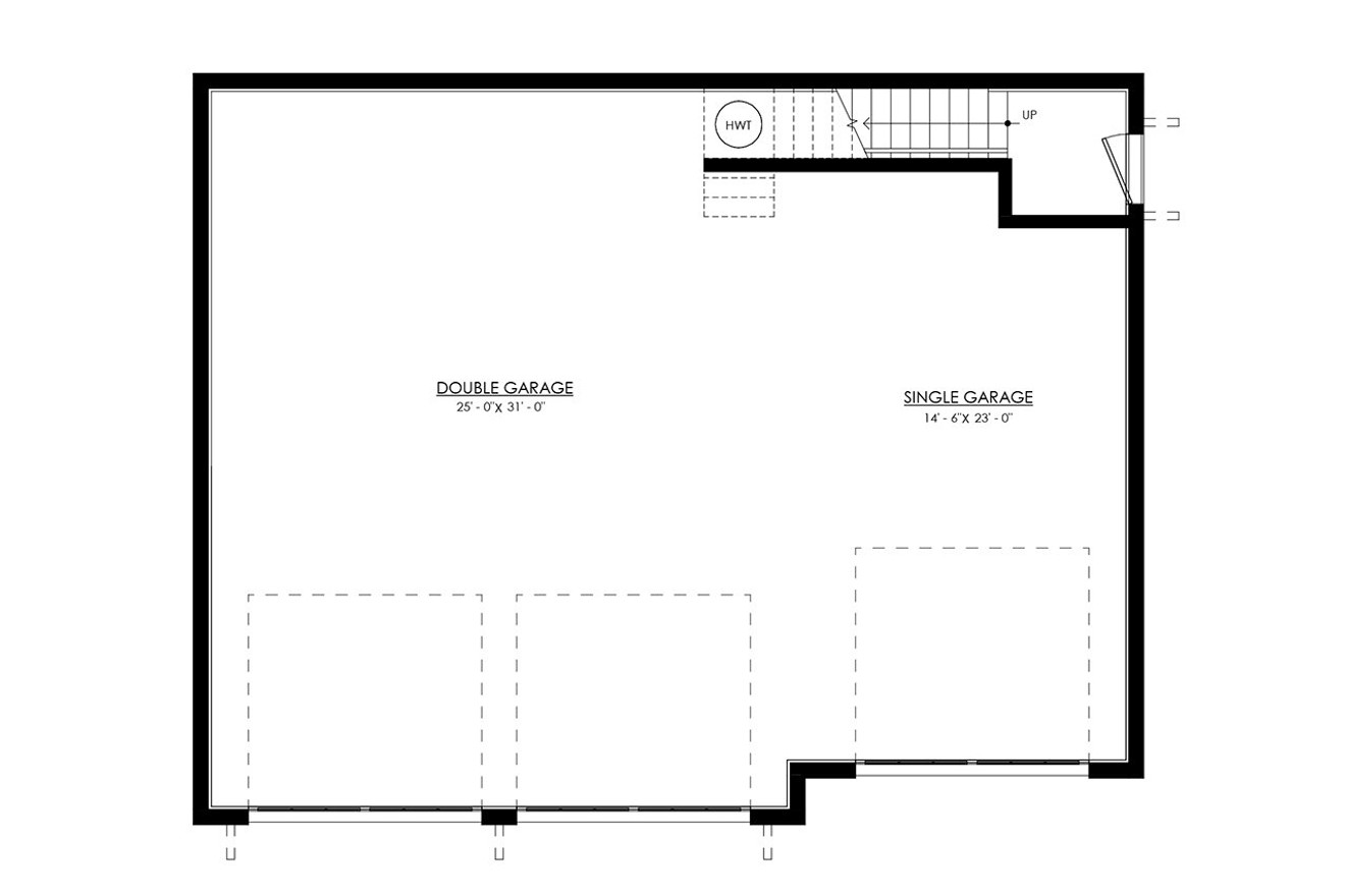 Shingle-Style House Plan - Lancaster 23908 - 1st Floor Plan