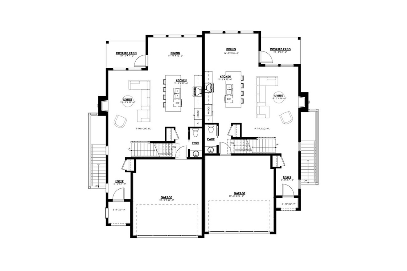 Farmhouse House Plan - Hemingway 32462 - 1st Floor Plan