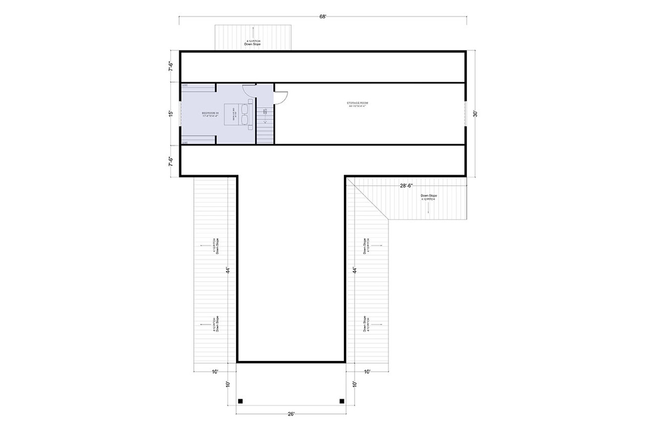 Farmhouse House Plan - Camila 82223 - 3rd Floor Plan - 