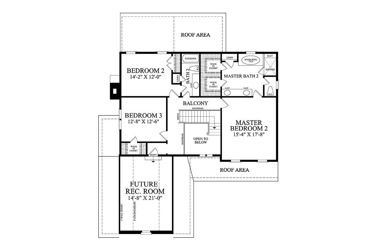 Secondary Image - Farmhouse House Plan - Mayfield 86095 - 2nd Floor Plan