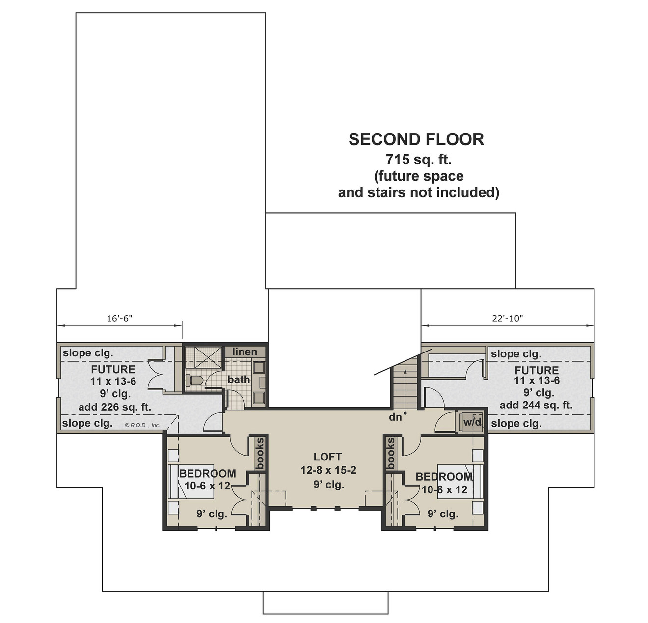 Farmhouse House Plan - Silverbell Ranch 18633 - 2nd Floor Plan