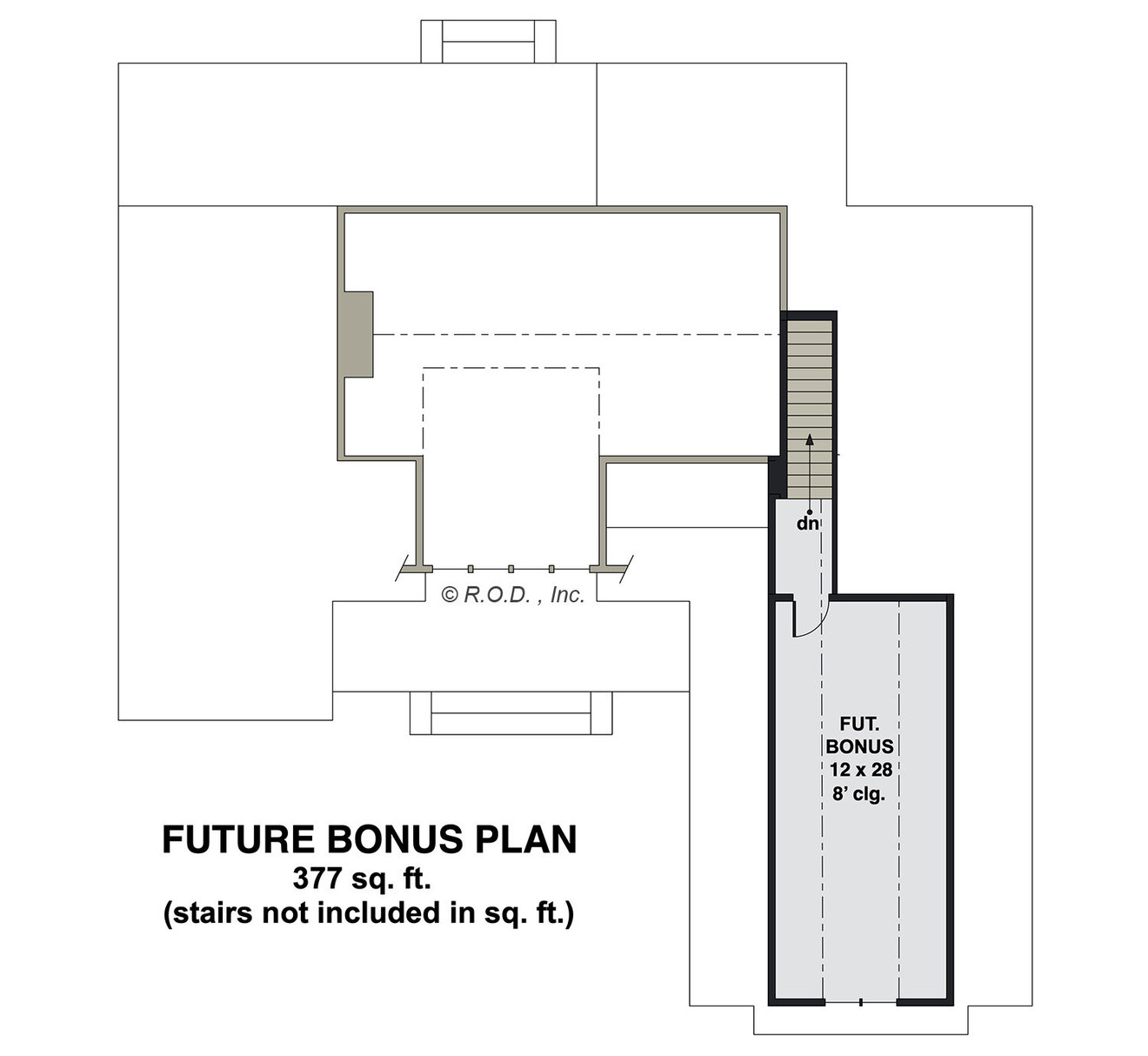 Farmhouse House Plan - St Croix 55102 - 2nd Floor Plan