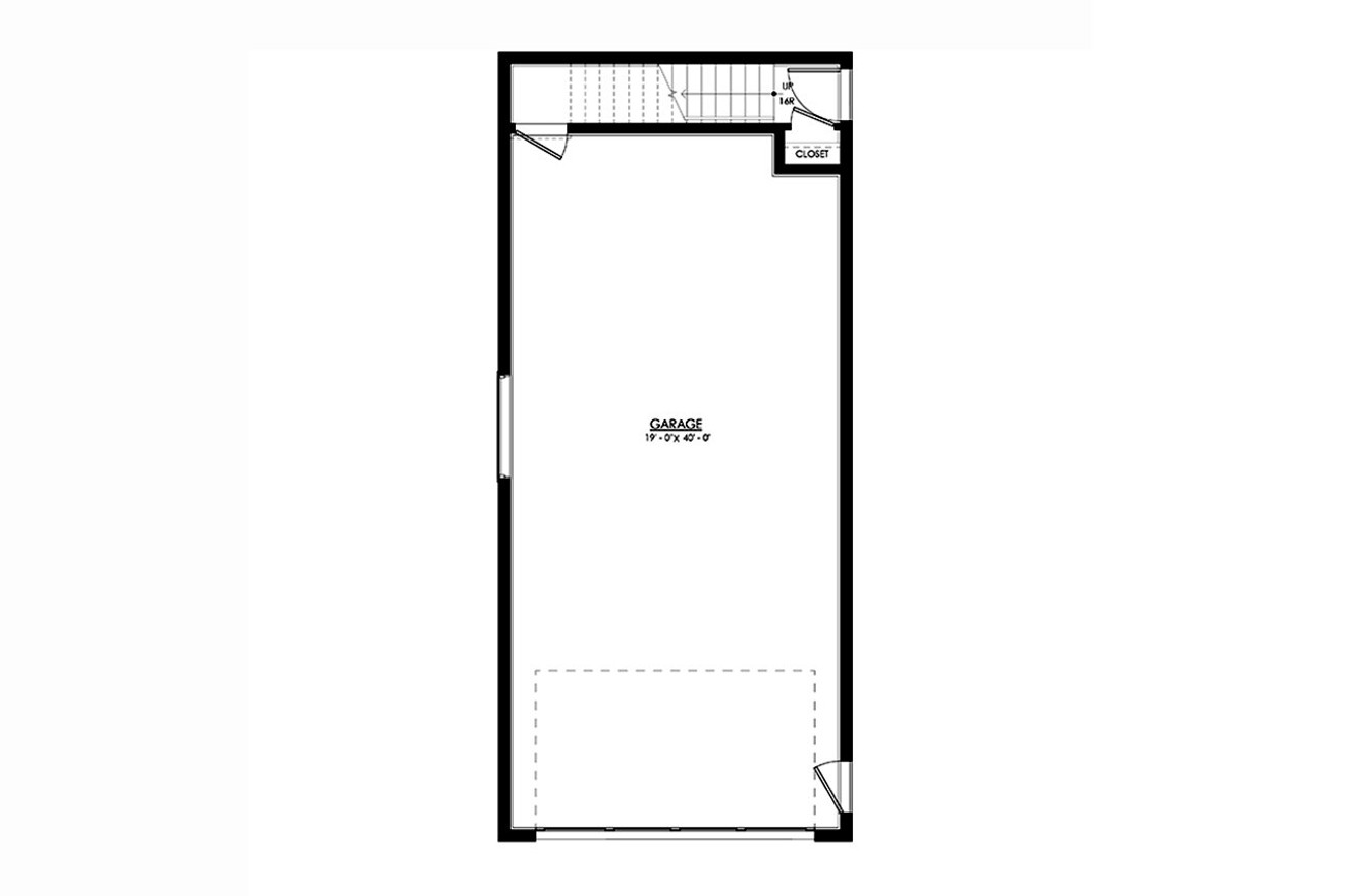 Traditional House Plan - Midway 91835 - 1st Floor Plan