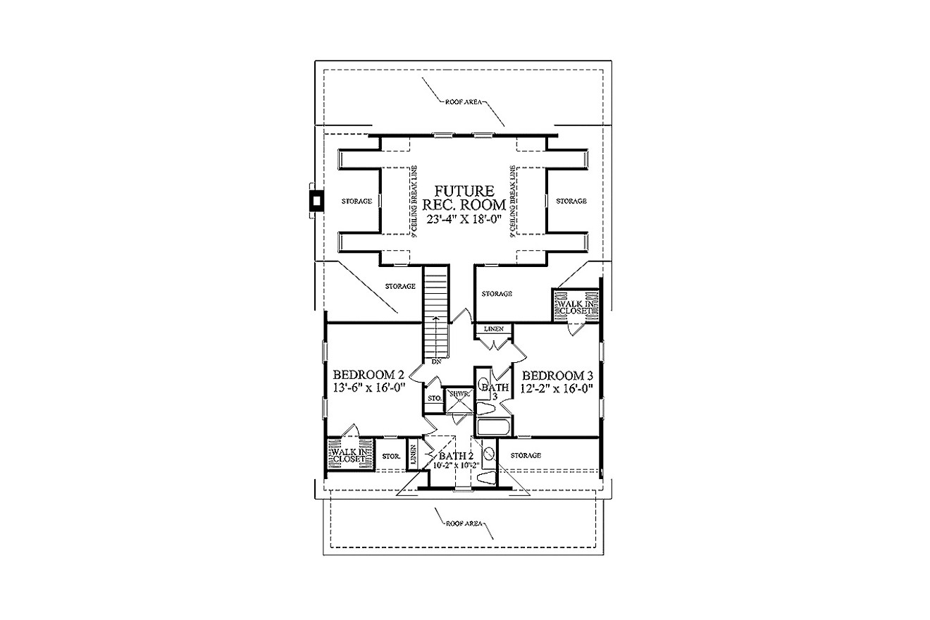 Secondary Image - Country House Plan - Meadowlark 11989 - 2nd Floor Plan